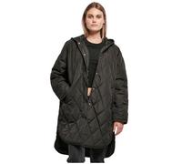 Urban Classics Oversized Diamond Quilted Coat Noir XS Femme