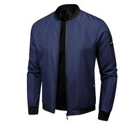 Manteau Veste De Printemps Homme, Baseball Grande Taille Mes Blouson Coupe Vent De Sport Été Vestes De Ski Homme, Blousons Mi Saison Casual Bombers Chic Et Elegant Softshell