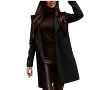 Manteaus Long Et Élégant pour Femme Trench D'Hiver Manteau en Laine Manteau D'Hiver Veste de Mi-Saison Veste de Loisirs pour Femme
