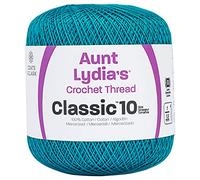 Manteaux : Crochet & Floss - Aunt Lydia's Coton classique pour crochet, taille 10 Peacock