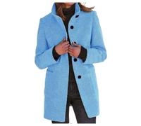 Manteaux Femme d'hiver Manteau Chaud - Veste Grande Taille ÉLéGant Couleur Unie Transition Confortable MatelasséE DéContractéE Scolaire Gala Manche Longue Comfy Bouton