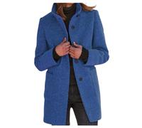 Manteaux Femme d'hiver - Manteau Chaud Veste Grande Taille ÉLéGant Couleur Unie Transition Confortable MatelasséE DéContractéE Scolaire Gala Manche Longue Comfy Bouton