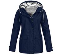 Manteaux Imperméables Femme À Capuche, Veste Femme Hiver Courte Coupe Vent Respirant Sport Coupe Vent Jacket Running Extérieur Elegante Parka Mi Saison Grande Taille Blouson Légère Haut