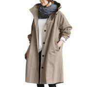 Manteaux ImperméAbles Femme Veste De Pluie Unie pour Femme Femmes Veste De Pluie Doublure ZippéE Manteau Veste Poncho Pluie Printemps éTé Grande Taille Impermeable Parka Vestes De RandonnéE