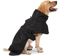 Manteaux Imperméables pour Chiens Veste d'hiver Gilet Coupe-Vent Réfléchissant Vêtements en Polaire pour Chiens Moyens et Grands Pitbull Labrador Weimaraner Berger Allemand