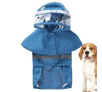 Manteaux imperméables pour Petits Chiens, imperméable canin Veste de Pluie | avec sweat à capuche Poncho imperméable Style bête de dessin animé