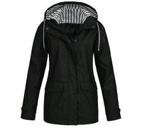 Manteaux imperméables Veste de randonnée 2025 Vêtements Femme Anorak coupe-vent Long Pluie Slim Fit Trench Parka Vestes Sport
