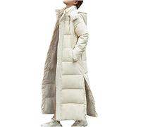 Manteaux Longs pour Femmes Hiver Chaud Pleine Longueur Rembourrée Veste À Capuche Matelassé Épaissir Coton Longline Doudoune Dames Vêtements