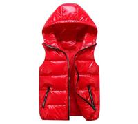 Manteaux sans Manche Femme - Fine sans Manches Femme Blouson Femmes Chaud Polaire Gilet Gilet Long À Capuche Grande Taille Hiver Doudoune Printemps Hiver sans Manche Exterieur Gilet Reporter Travail