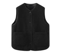 Manteaux Sans Manche Femme Polaire Légère Compressible Séchage Rapide Transpiration Ourton Élastique Confortable Course À Pied Running Climat Froid Modéré Douceur Seconde Peau Veste Manches