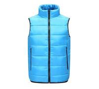 Manteaux sans Manche Homme Gilet Multipoches, Vestes sans Capuche Fermeture Éclair Gilets Blouson Automne Et Hiver Chaud Manteau Ultra Légère Mode Et Simple Décontracté pour Tous Les Jours