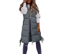 Manteaux Sans Manches Femme Léger Automne Doudounes Zippé Blouson Vestes matelassée Legere Manche Gilets Court Gilet Thermique Blousons Casual Compressible Pour Femmes Printemps Hiver