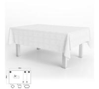 Mantel Hule Muleton Rectangular 140 X 250 Cm. Beige