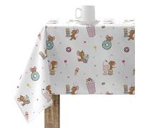 MANTEL RESINADO (TACTO PLASTIFICADO) ANTIMANCHAS MODELO YUMMY TOM JERRY 4 WHITE