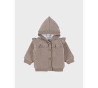 Mantelet en tricot à volants beige 3M(60CM)