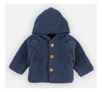 Mantelet en tricot, bleu marine 1M