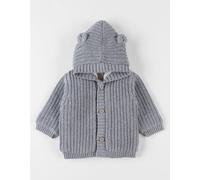 Mantelet en tricot gris 6M(67CM)