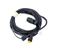 MANTES Faisceau électrique 4,5m prise 7 broches 12V avec 2 connecteurs baïonnette 5 broches section 0,5mm2 câblage feux installation dattelage pour remorque et voiture auto