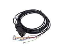 MANTES Faisceau électrique 4m Prise 7 Broches connecteurs 6,3 Section 0,5mm2 12V câblage Feux arrière Installation très Rapide avec fiche dattelage pour remorque Plateau Auto