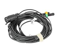 MANTES Faisceau électrique 7m prise 7 broches avec deux baïonnettes 5 broches et dérivation pour feux de gabarit 12V installation câblage éclairage pour remorque et voiture
