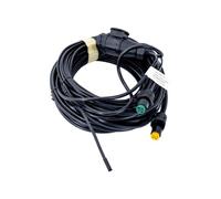 MANTES Faisceau électrique 8m Prise 13 Broches avec 2 connecteurs baïonnette 5 Broches dérivation Feux gabarit 2 câbles 6m 12V Installation Rapide pour remorque Plateau Auto