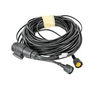 MANTES Faisceau électrique 8m prise 13 broches avec deux baïonnettes 8 broches et dérivation pour feux de gabarit 12V installation câblage éclairage pour remorque utilitaire