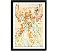 mantianhome Kit de broderie au point de croix, kit de point de croix avec motif populaire, Sailor Moon Bunny, kit de broderie avancé fait à la 11CT - 40 x 50 cm