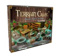 mantic Calendrier de l'Avent avec 24 pièces de terrain pré-colorées - Pour jeux de rôle fantastiques, Dungeon Crawlers & Fantasy Tabletop Miniature Games