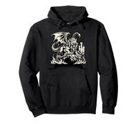 Manticore Dark Fantasy Monstre Médiéval Mythique Créature Sweat à Capuche