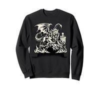 Manticore Dark Fantasy Monstre Médiéval Mythique Créature Sweatshirt