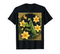 Mantid Insecte et Fleurs de Jasmin Jaune T-Shirt