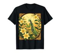 Mantis et Fleurs de Jasmin Jaune T-Shirt