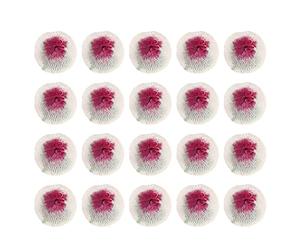 Mantles à gaz Mantles Mantles Kérosène Mantle 20pcs Double tête Double trou Lantern Gas Mantles pour le camping Sports extérieurs Rayon 7cm