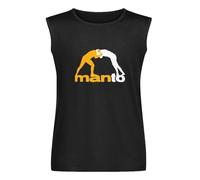 Manto Brazilian Jiu Jitsu Martial Art Sleeveless T-Shirt Black Unisex Mens Vest Tank Tops Tee XL