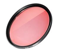 Mantona 20566 Filtre pour Adaptateur de 58 mm Appareil Photo GoPro Rouge