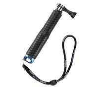 Mantona Barre d'appui télescopique (L 50 cm pour système d'adaptateur GoPro, pour GoPro Hero 11 10 9 8 7 6 5 4 3+ 3 2 1, Session et Autres caméras d'action compatibles, Extensible de 18 à 50 cm)