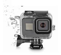 Mantona Boîtier sous-Marin Deep Dive GoPro Hero 8 - Boîtier étanche pour Go Pro Hero8 Noir jusqu'à 60 m Protection Contre Les Chocs, l'eau, la Neige, la poussière, avec Adaptateur Compatible GoPro