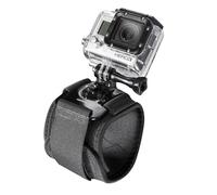 Mantona Brassard rembourré avec monture compatible avec GoPro Hero 11 10 9 8 7 6 Session et autres caméras compatibles, maintien sécurisé