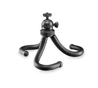 Mantona Gibbo Flex Mini Trépied Noir Octopus 30cm Rotule 3D Smartphone & GoPro