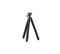 Mantona Kaleido Flex de Photo/de Table et Travel Trépied avec rotule avec Plateau Rapide et Sac de Transport Deep Gris