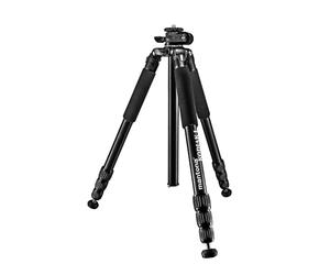 Mantona Kodiak L Trépied Photo Professionnel Stable sans tête sphérique avec Colonne Centrale pivotante et pivotante Hauteur 8-166 cm 510 x 105 x 105 mm Charge maximale 15 kg Hauteur 8-166 cm