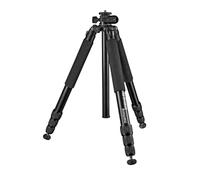 Mantona Kodiak XL Trépied Photo en Aluminium - Charge maximale : 18 kg - Hauteur réglable jusqu'à 180 cm - avec Colonne Centrale de 180 ° - Trépied Stable avec Accessoires Polyvalents