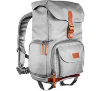 Mantona Luis Junior Sac À Dos Rétro En Cuir Véritable Avec Housse De Protection Contre La Pluie, Séparation Flexible Et Compartiment Pour Tablette Pour 1 Appareil Photo Reflex Numé[CLI5312]