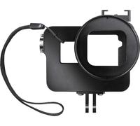Mantona Magic Boîtier en Aluminium pour GoPro Hero5 (Adaptateur, Filtre UV, Cordon de sécurité, Sac de Rangement), Noir