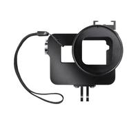Mantona Magic Boîtier en Aluminium pour GoPro Hero5 (Adaptateur, Filtre UV, Cordon de sécurité, Sac de Rangement), Noir