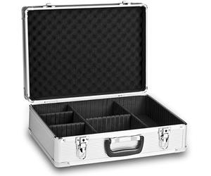 Mantona mallette photo Basic M avec mousse argent (en aluminium, verrouillable)