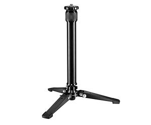 Mantona One Mini 50 cm avec support rotatif - Monopode en aluminium, hauteur 5-50 cm, charge 6 kg, idéal pour rotation au sol 23 °, orientable à 360 °, pour appareil photo reflex numérique, smartphone
