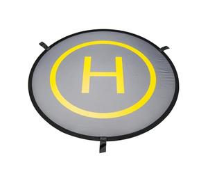 Mantona Place d'atterrissage de Drone Pliable avec Sac de Transport, 107 cm de diamètre, idéal pour Drone télécommandé, Quadcopter, Mini hélicoptère