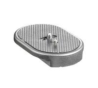 Mantona Plaque de dégagement Rapide pour tête de trépied ActionShot - Plaque de caméra à Changement Rapide - 85 x 60 x 14 mm - Connecteur d'appareil Photo 1/4" - pour tête sphérique ActionShot