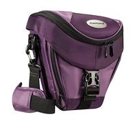Mantona Sac Colt - accès Rapide, Sangle, Protection poussière, pour Hybrides et DSLR, Violet